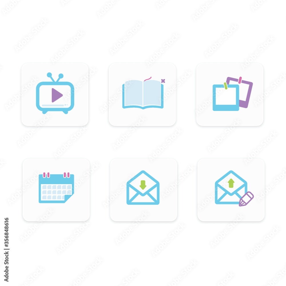 assorted icons