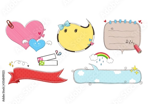 assorted speech bubbles