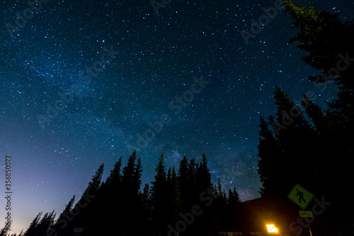 Starry Night Sky over Colorado