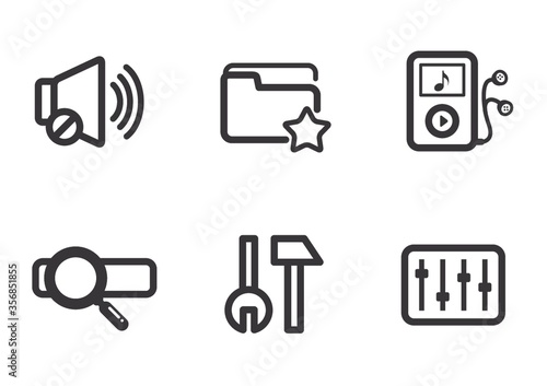 assorted icons