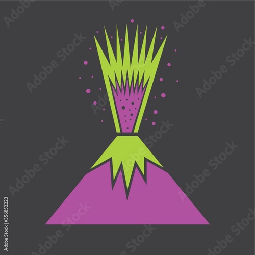 volcanic eruption