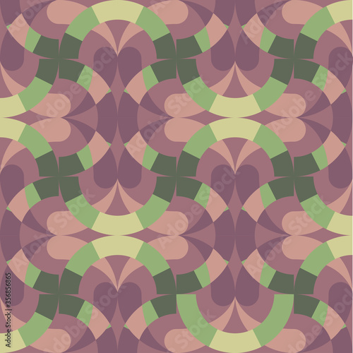 Vector of  round abstract g...