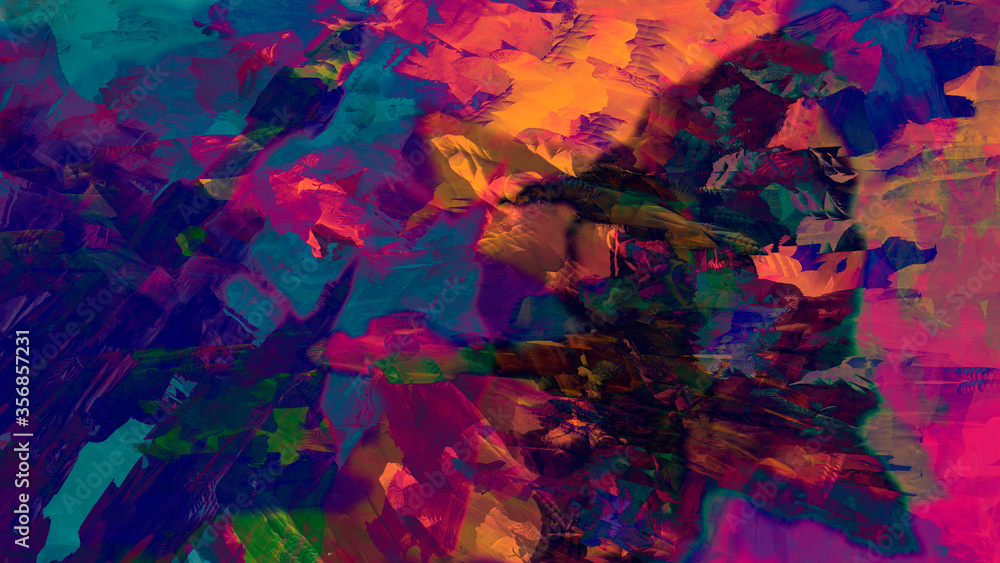 Abstract textured landscape background Abstract textured landscape background