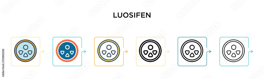 Luosifen vector icon in 6 different modern styles. Black, two colored luosifen icons designed in filled, outline, line and stroke style. Vector illustration can be used for web, mobile, ui Luosifen vector icon in 6 different modern styles. Black, two colored luosifen icons designed in filled, outline, line and stroke style. Vector illustration can be used for web, mobile, ui