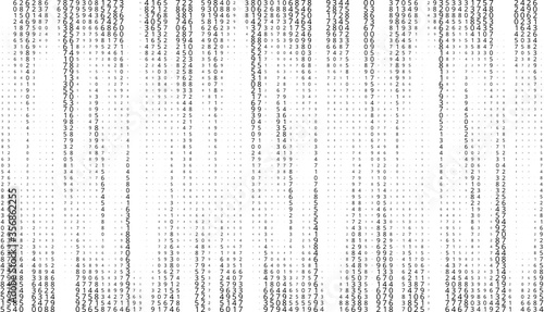 Vector matrix background. Stream of binary code on screen. Data and technology, decryption and encryption, computer matrix background numbers . Coding or Hacker concept. Vector illustration. EPS 10