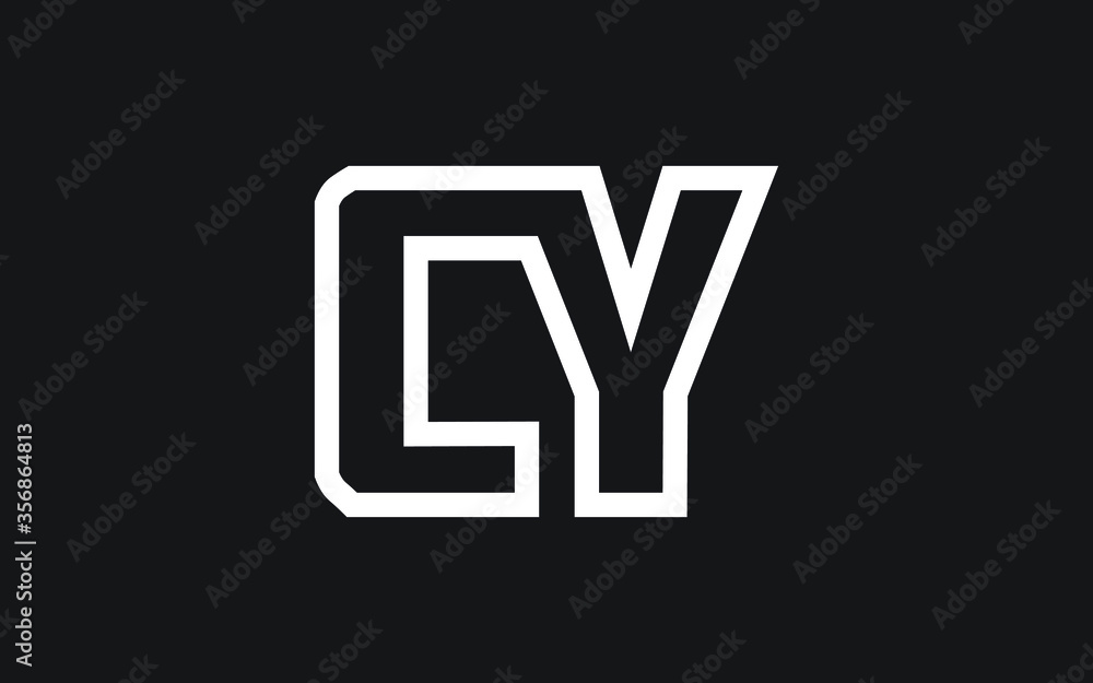 CY or YC Letter Initial Logo Design, Vector Template CY or YC Letter Initial Logo Design, Vector Template