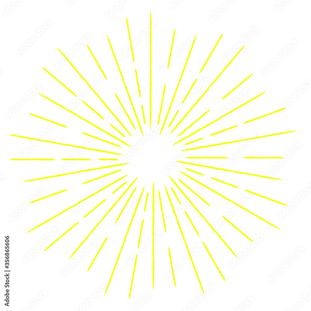 Radial brush Lines in Circle Form for comic books . fireworks Explosion background . Vector Illustration . Starburst
 round Logo . Circular Design element . Abstract Geometric star rays . Sunburst .