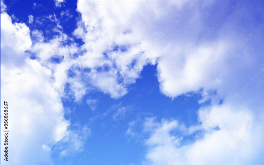青空と雲 青空と雲