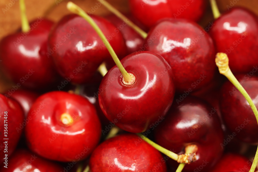 Fresh and delicious red cherry Fresh and delicious red cherry