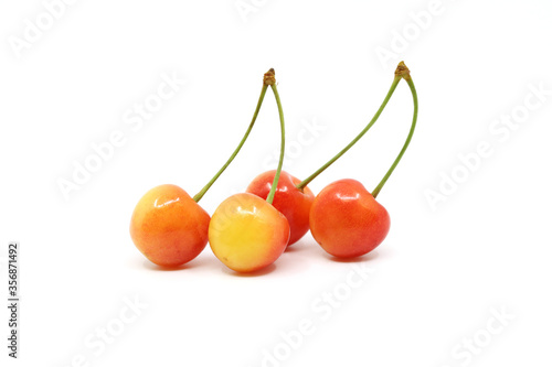 Fresh and delicious  red cherry