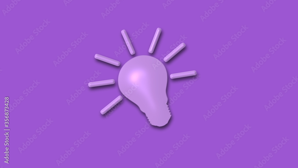 Beautiful purple bulb icon,3d idea light bulb icon Beautiful purple bulb icon,3d idea light bulb icon