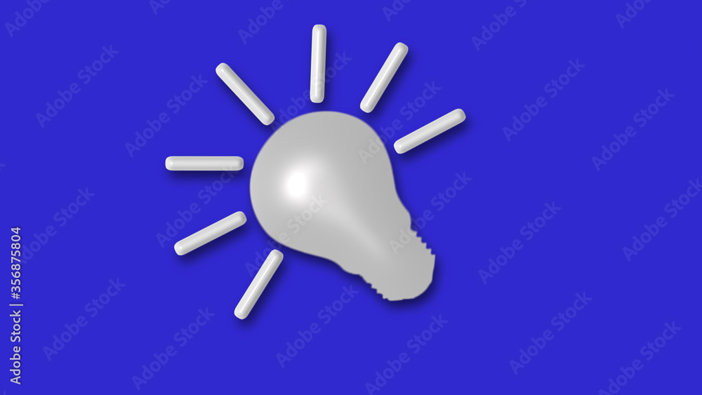 New 3d bulb icon on blue background,Idea light bulb icon New 3d bulb icon on blue background,Idea light bulb icon