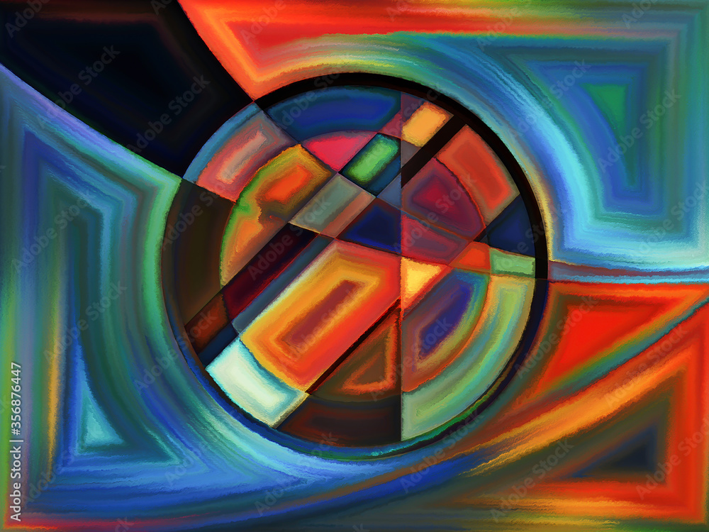 Obraz premium Fragmented Arrangement