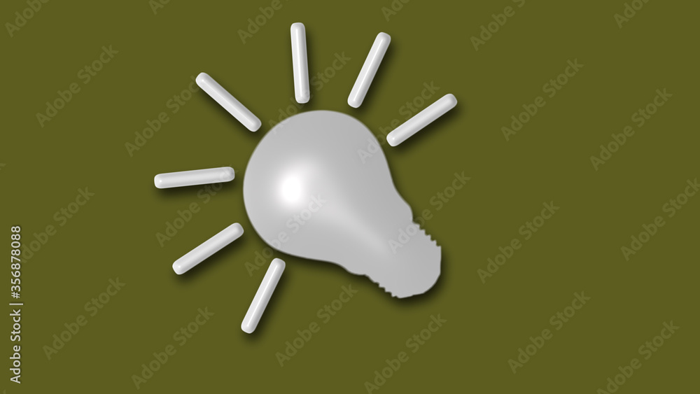 White 3d bulb icon on yellow dark background,idea bulb icon White 3d bulb icon on yellow dark background,idea bulb icon