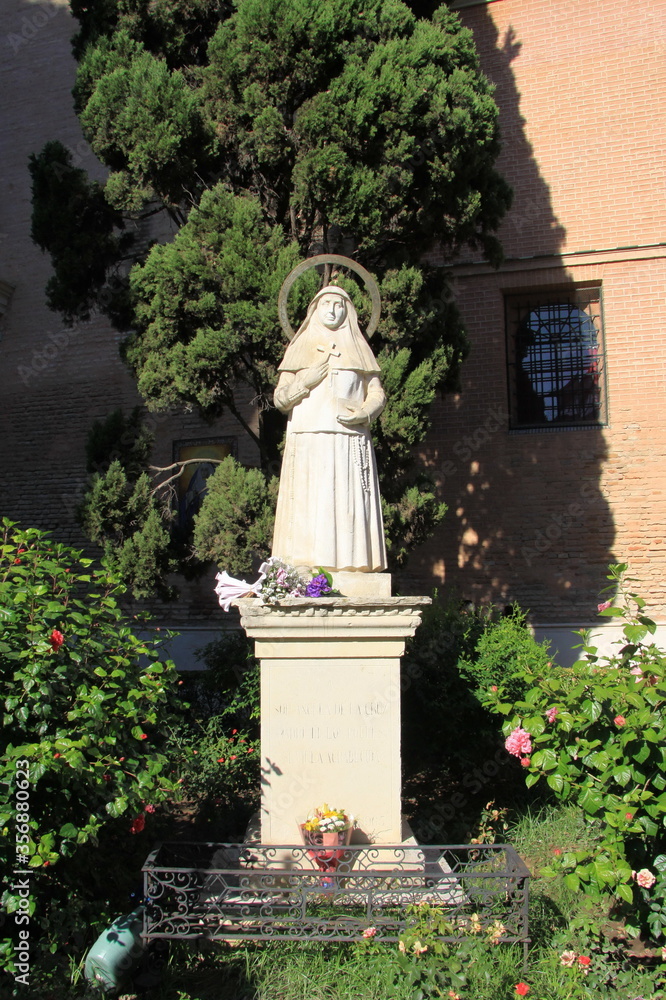 Monument to sister Angela dela Cruz, patroness of the poor