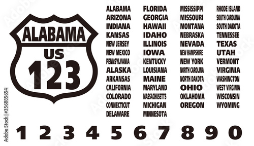 ルート66 Route66 US Route All State アメリカ50州 国道