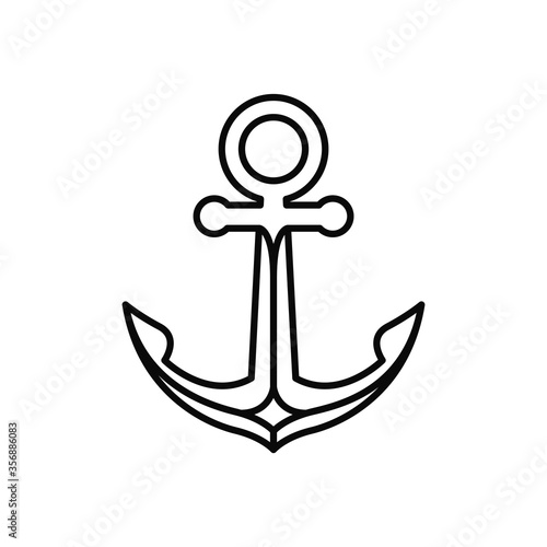 anchor isolated on white background