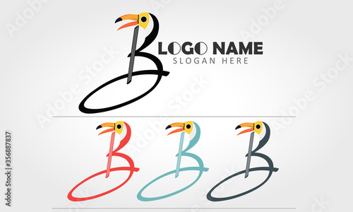 B Letter Logo Design- B Logo concept. Can be used for any purpose. © Shamim Designs