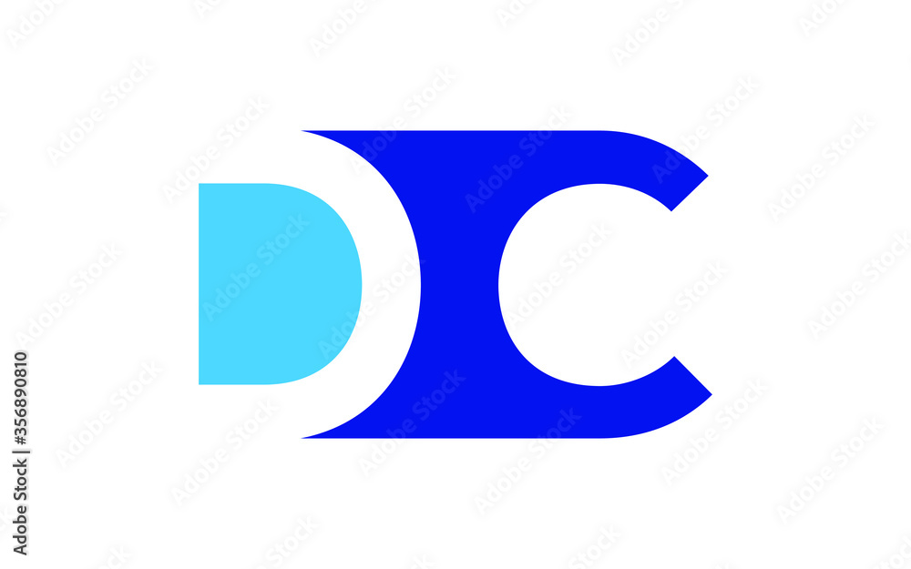 DC or CD Letter Initial Logo Design, Vector Template DC or CD Letter Initial Logo Design, Vector Template