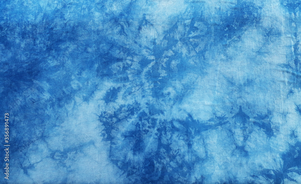Indigo craft fabric textiles dye background. Indigo craft fabric textiles dye background.