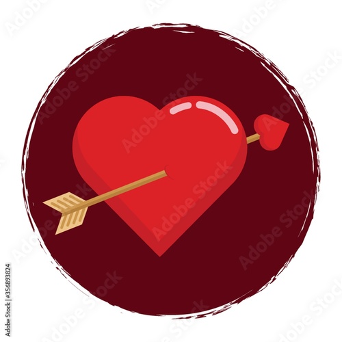 heart pierced with an arrow
