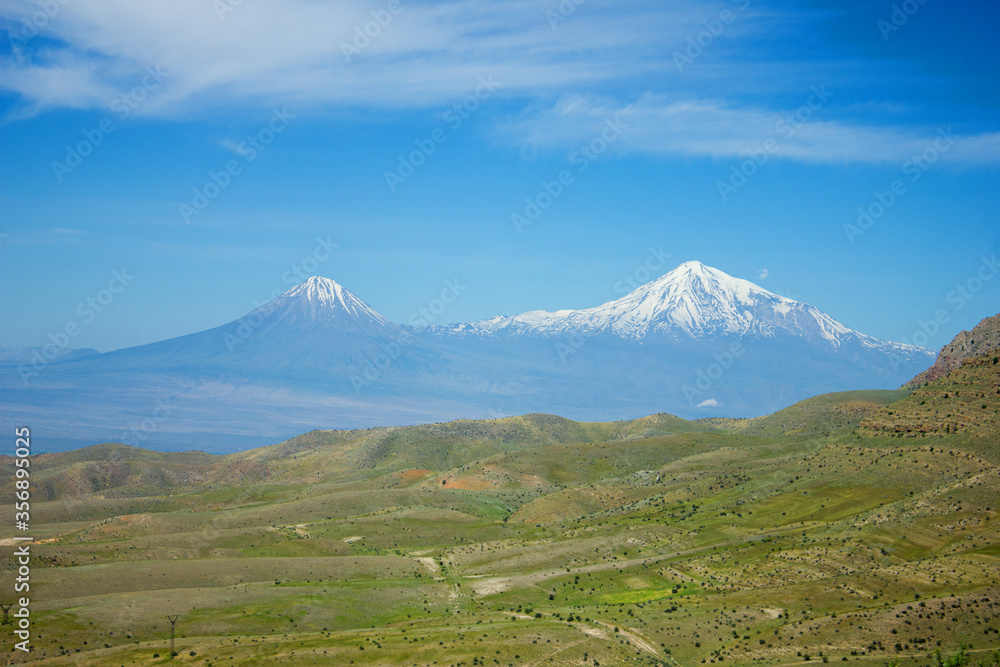 Mount Ararat. beautiful view from Armenia Mount Ararat. beautiful view from Armenia
