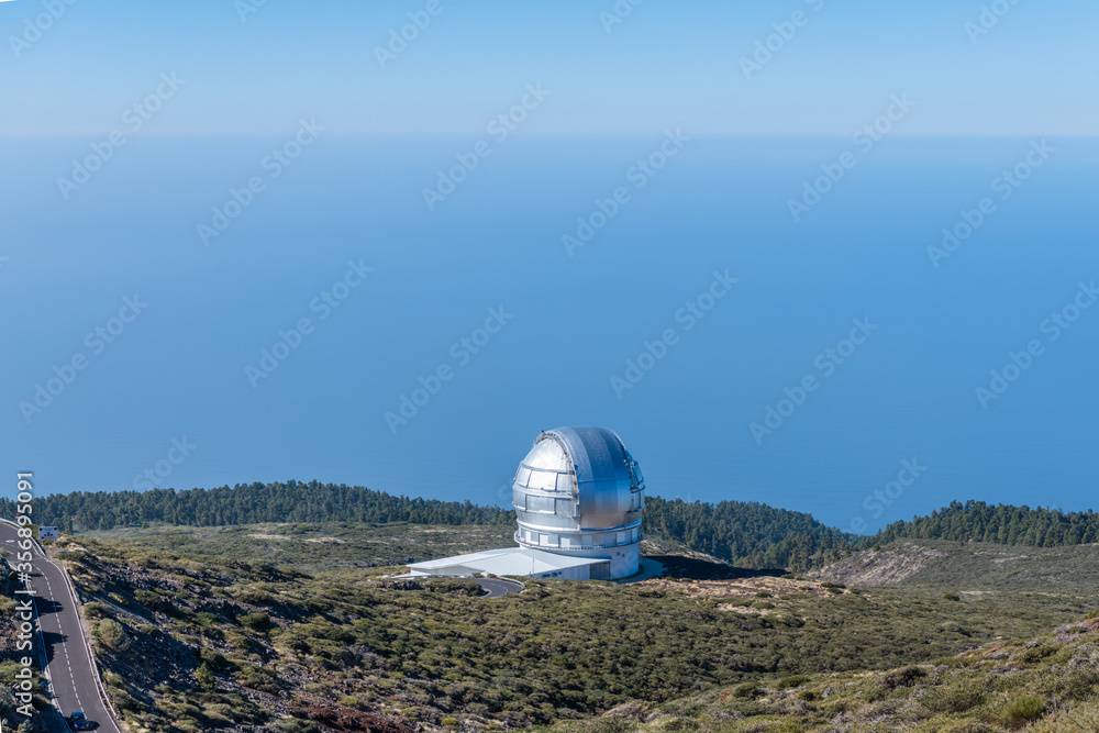 Astronomical observatory at La Palma island Astronomical observatory at La Palma island