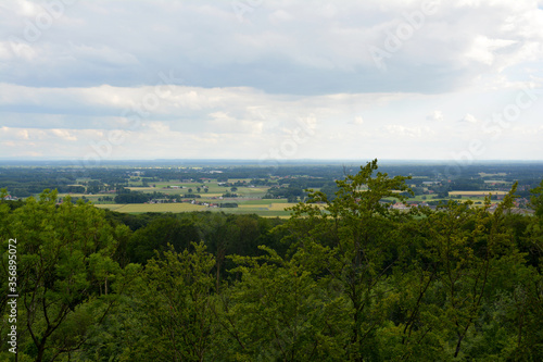 Blick vom Aussichtsturm "Am Lüdenstein" in Bad Rothenfelde in Niedersachsen