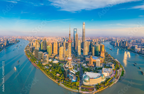 The city scenery of Shanghai, China © Weiming