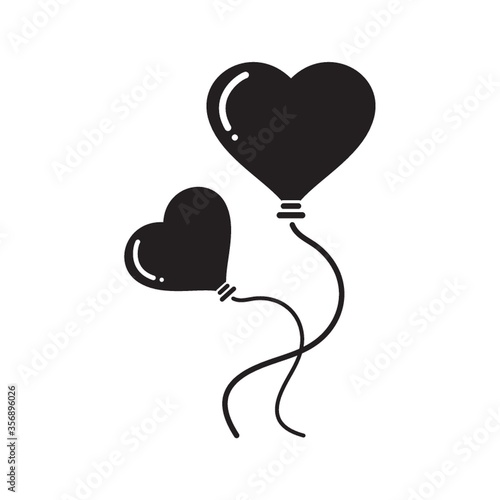 heart shaped balloons