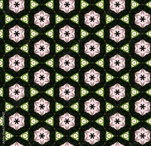 Seamless pattern, with different shades of color, flat minimal colorful