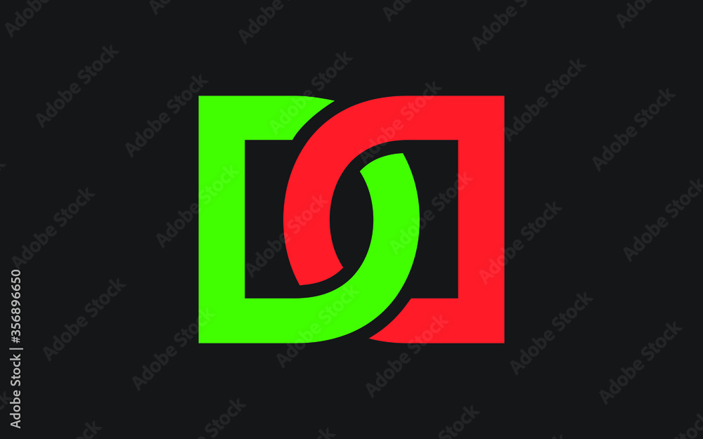 DD or D Letter Initial Logo Design, Vector Template DD or D Letter Initial Logo Design, Vector Template