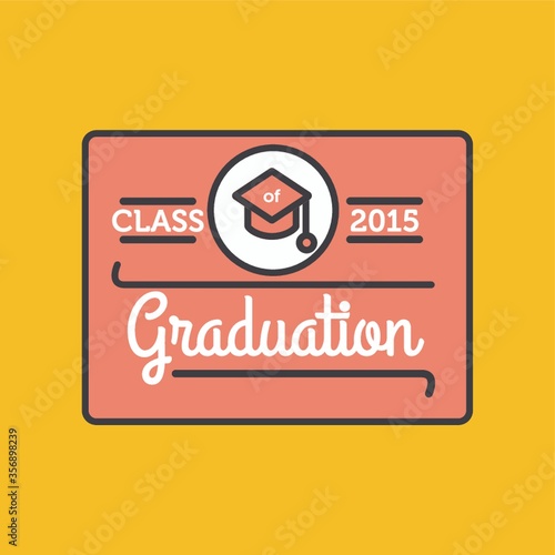 class of 2015 graduation poster