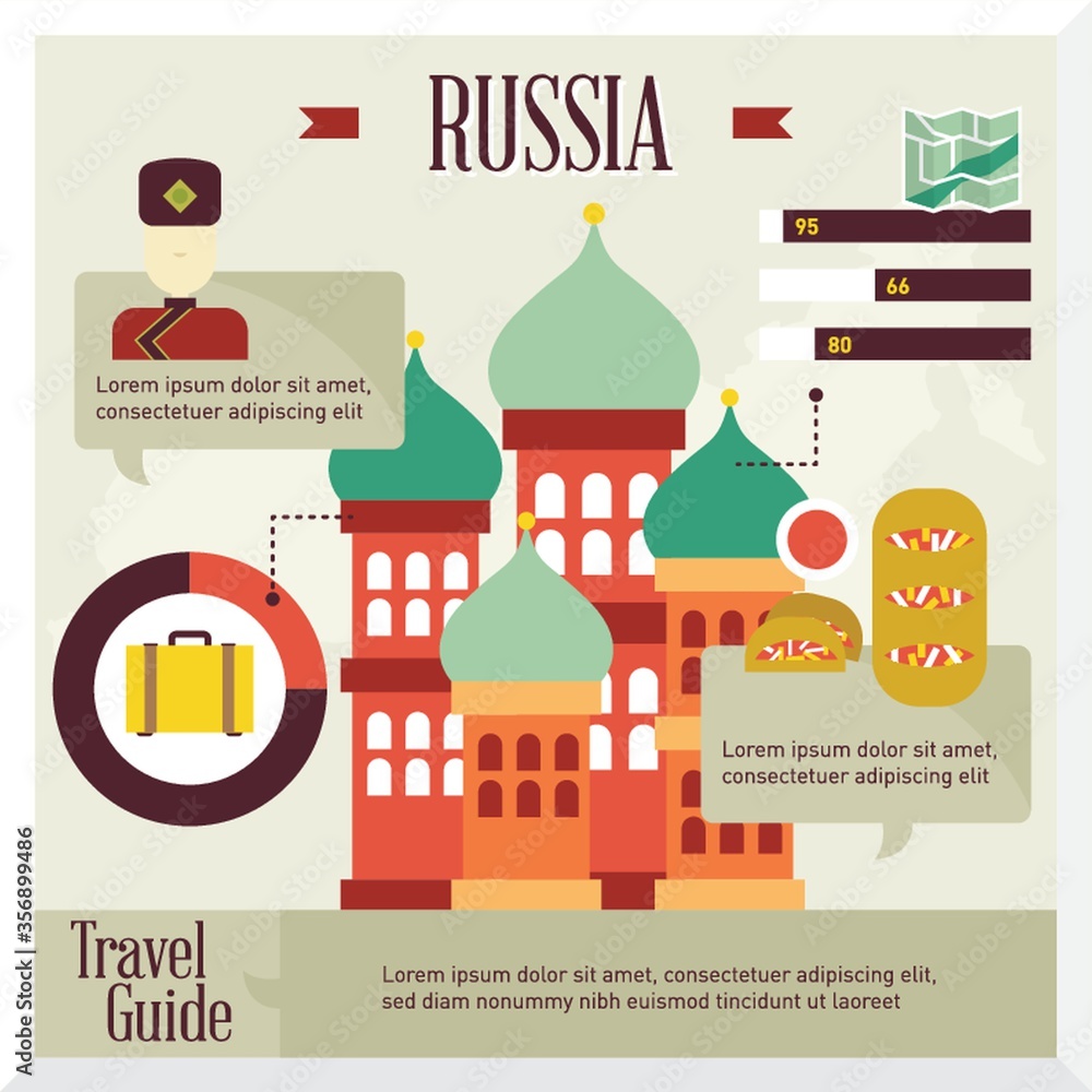russia travel infographic
