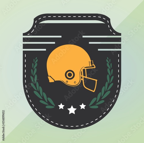 american football shield
