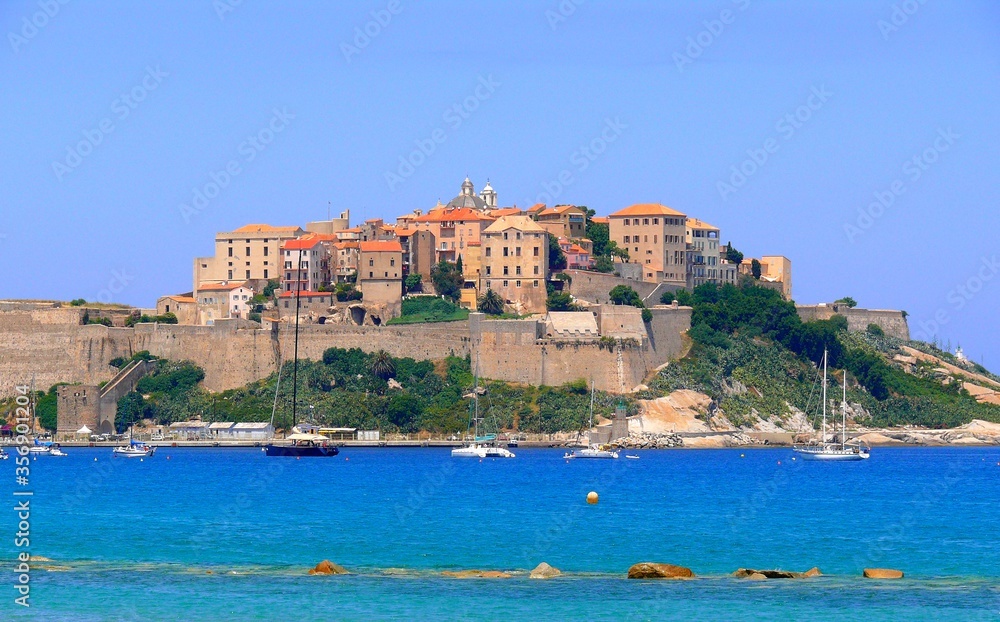 Europe, France, Corsica, City of Calvi, the citadel