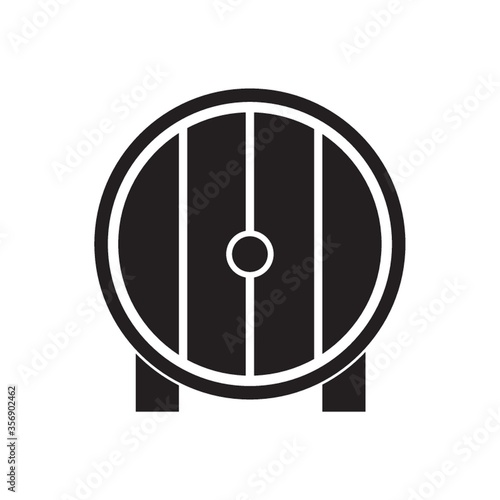 beer barrel with a tap