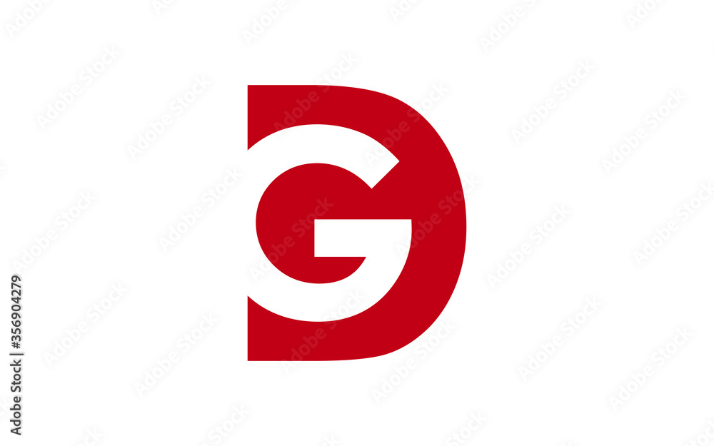 DG or GD Letter Initial Logo Design, Vector Template DG or GD Letter Initial Logo Design, Vector Template