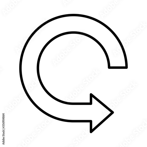 around arrows navigations guide line style icon