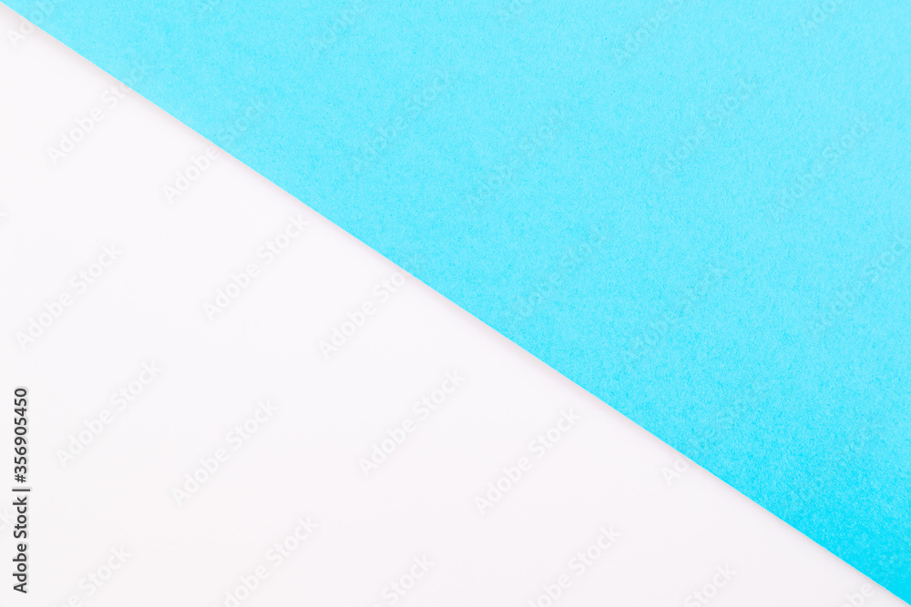 White and blue paper background. White and blue paper background.