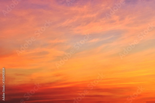 sunset sky background © Patcharee
