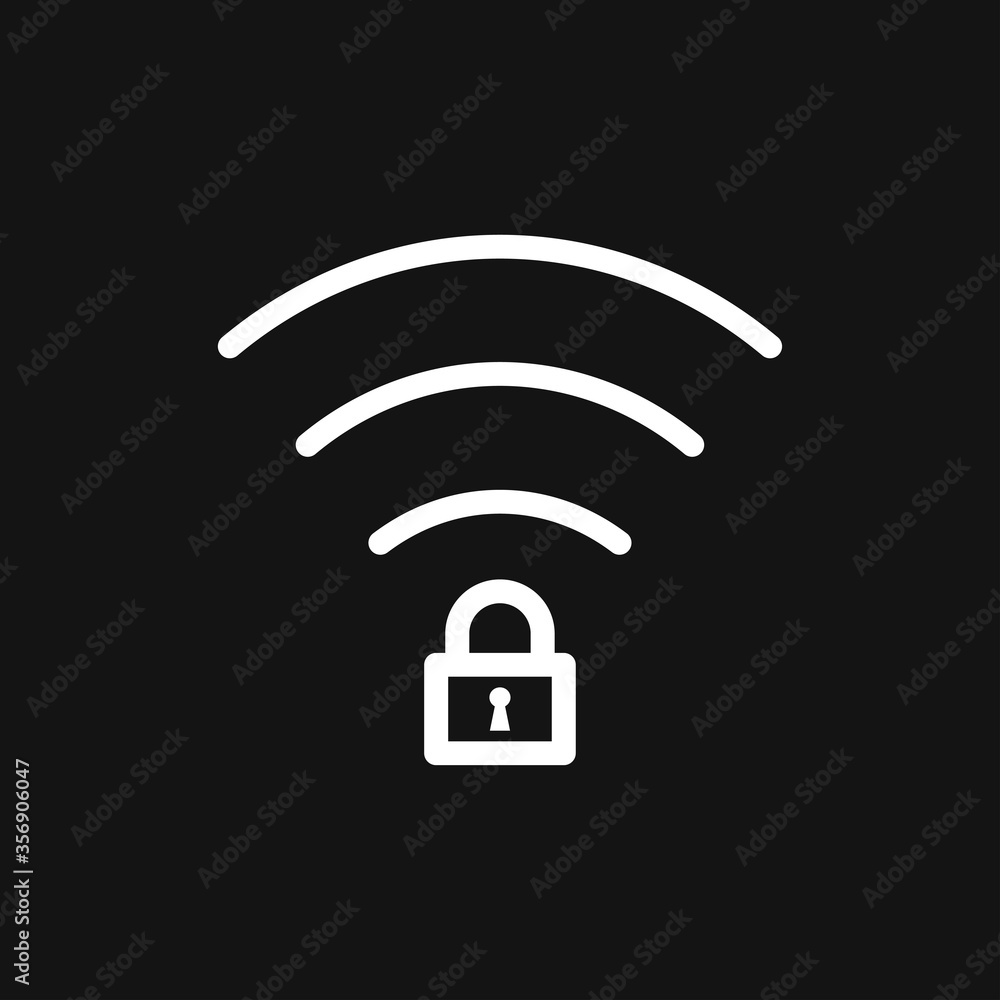 Wifi vector icon. Computer and network connections symbol isolated on background. Wifi vector icon. Computer and network connections symbol isolated on background.