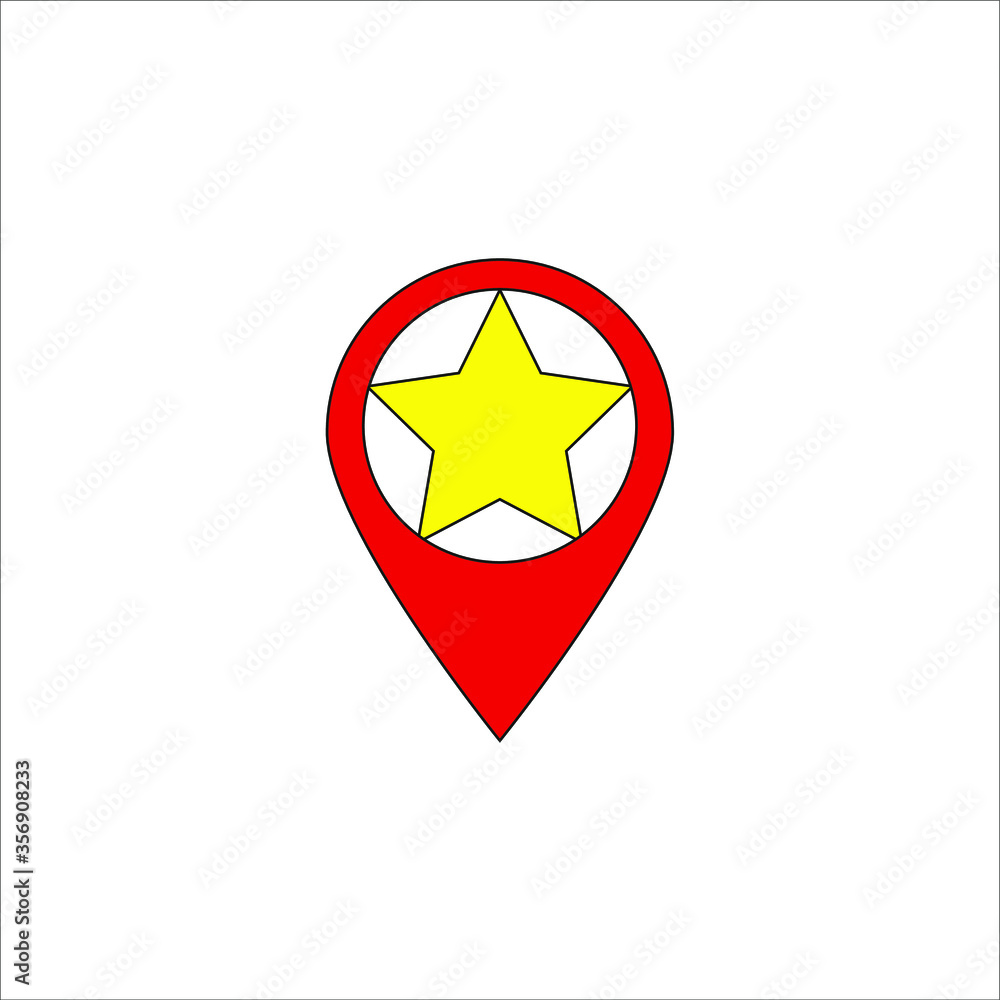 location point simple shapes vector icon location point simple shapes vector icon