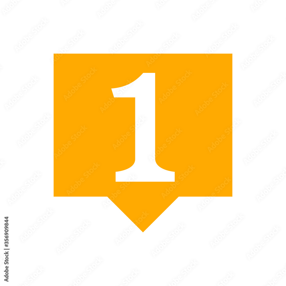 number 1 in speech bubble orange, flat currency symbol one 1 money, first symbol with square shape, 1st symbol for success or quality, icon one for winner, simple number one button number 1 in speech bubble orange, flat currency symbol one 1 money, first symbol with square shape, 1st symbol for success or quality, icon one for winner, simple number one button