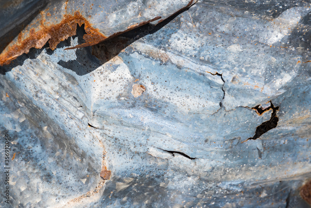 Fototapeta premium Old zinc background molder abstract for backgrounds and wallpapers