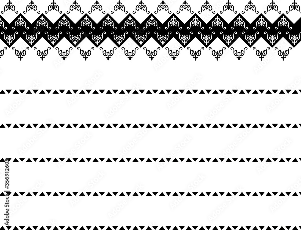 geometrical border pattern image background..