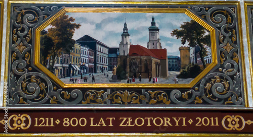 Na zdjęciu kościół i 800-lecie miasta Złotoryja