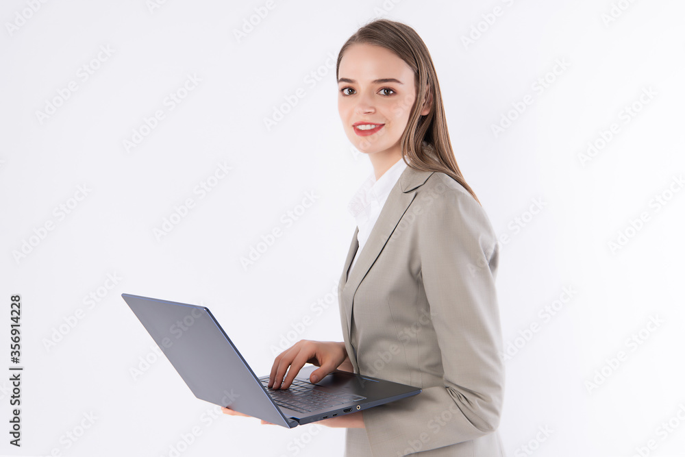 Working Woman working on her labtop Working Woman working on her labtop