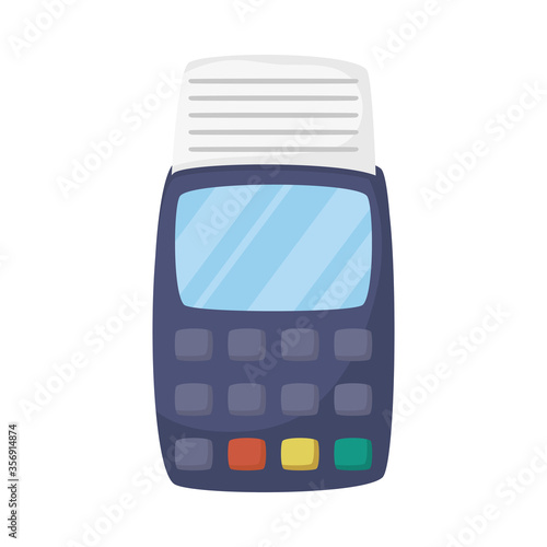 Isolated dataphone icon vector design photo