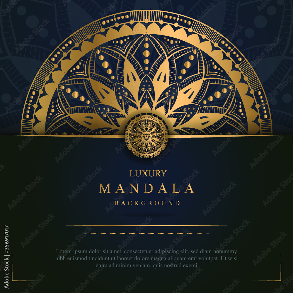 Luxury mandala design Luxury mandala design